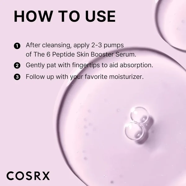 COSRX The 6 Peptide Skin Booster Serum 150ml - Image 3