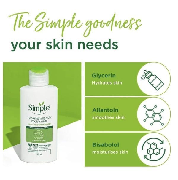 Kind to Skin Replenishing Rich Moisturiser 125 ml - Image 2