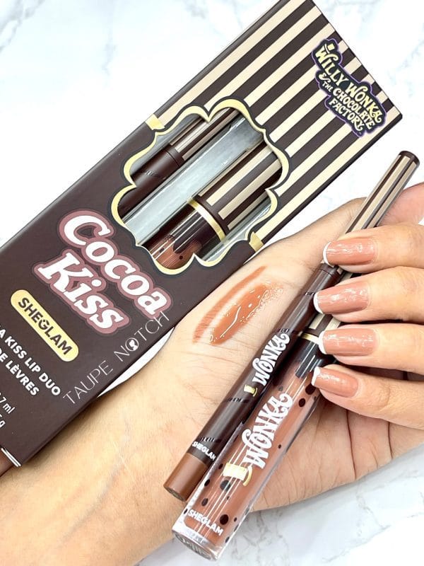 SHEGLAM | Willy Wonka Cocoa Kiss Lip Duo-Brownie Bite - Image 3