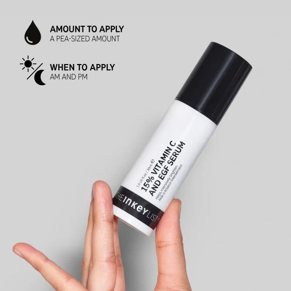 The Inkey List 15% Vitamin C + EGF Serum 30 ml - Image 3