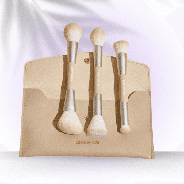 SHEGLAM Glam 101 Face Essentials Brush Set With Bag