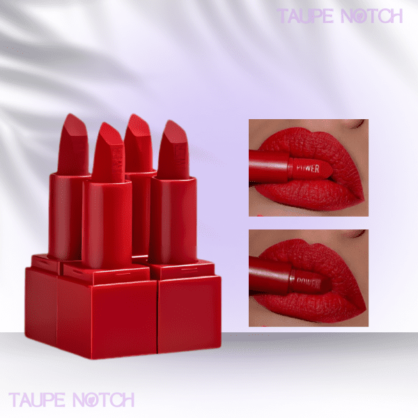 Huda Beauty Mini Power Bullet Matte Lipstick Duo- Power Reds - Image 2