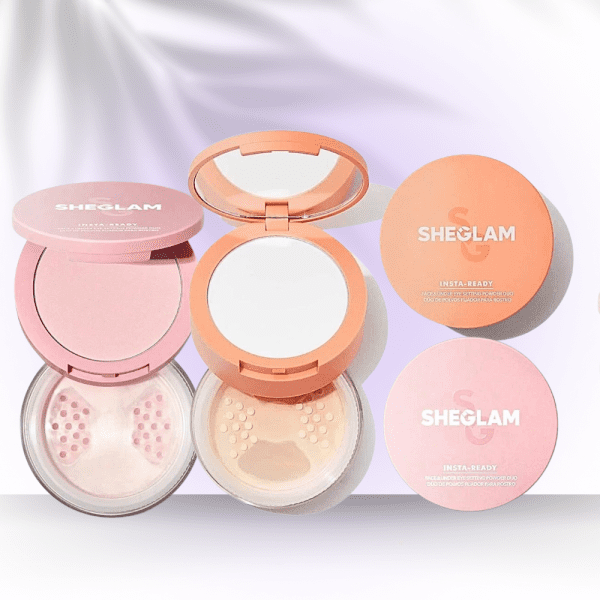 SHEGLAM Insta-Ready Face & Under Eye Setting Powder Duo