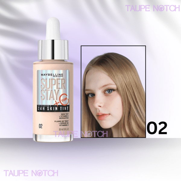 MAYBELLINE SUPER STAY UP TO 24HR SKIN TINT WITH VITAMIN C 30 ML - Image 2