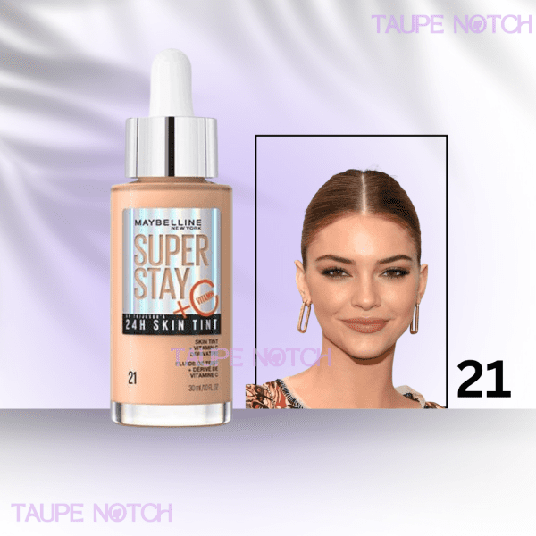 MAYBELLINE SUPER STAY UP TO 24HR SKIN TINT WITH VITAMIN C 30 ML - Image 6