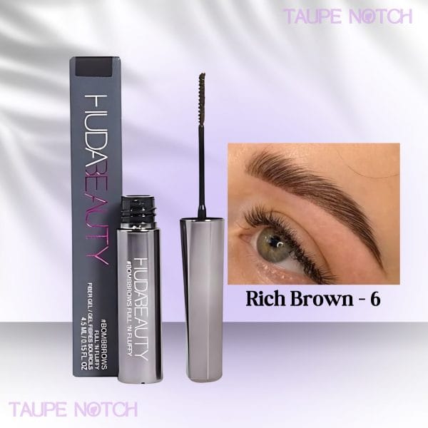 Huda Beauty BOMBBROWS Full ‘n Fluffy Fiber Gel - Image 3