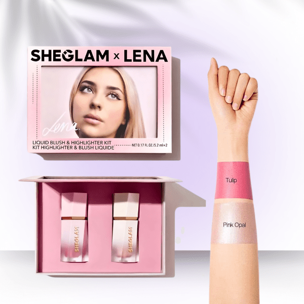 SHEGLAM X LENA Liquid Blush & Highlighter Kit