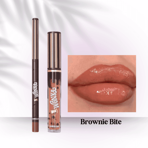 SHEGLAM | Willy Wonka Cocoa Kiss Lip Duo-Brownie Bite