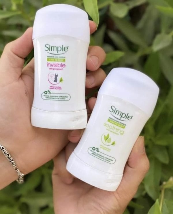 Simple Invisible Anti Perspirant Deodorant Stick, 40 Ml - Image 2