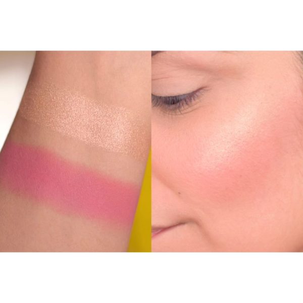 MAKE UP FOR EVER Artist Face Color Mini Highlighter & Blush Duo - Image 5