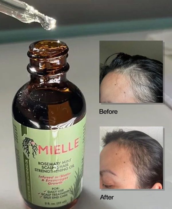 Mielle  Rosemary Mint Scalp & Hair Strengthening Oil 59 ml - Image 3