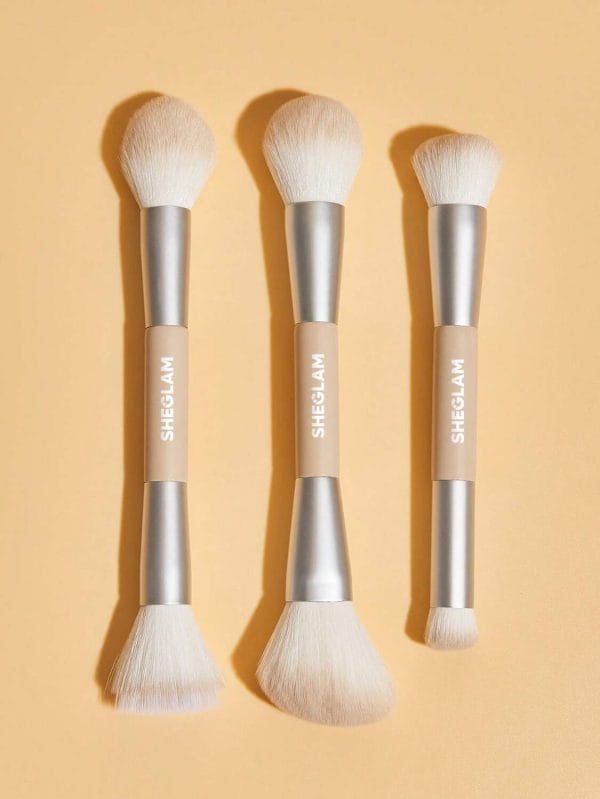 SHEGLAM Glam 101 Face Essentials Brush Set With Bag - Image 2