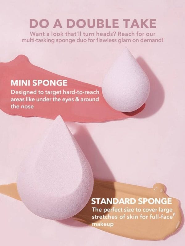 SHEGLAM Strawberry Feels Forever Beauty Sponge Duo - Image 5