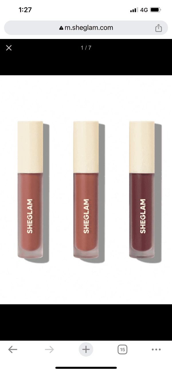 SHEGLAM Matte Allure Mini Liquid Lipstick Set - Feel Real - Image 7
