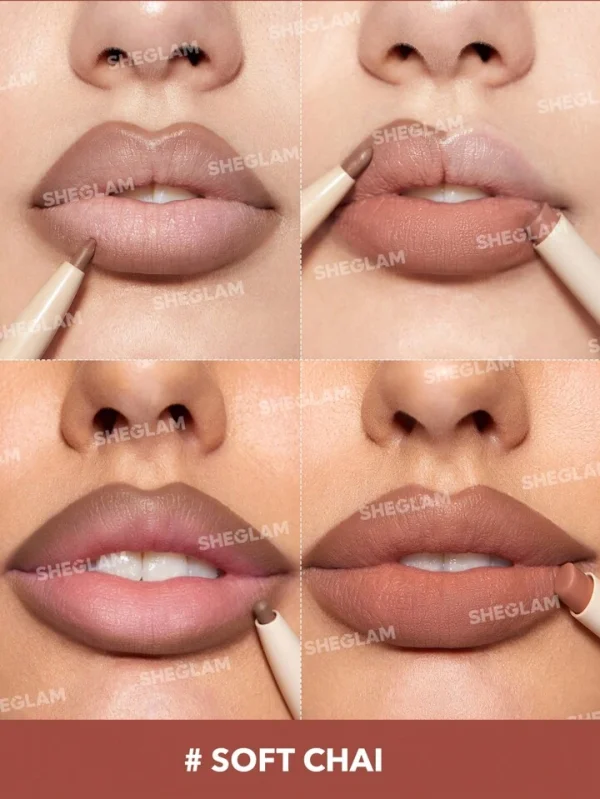 SHEGLAM Glam 101 Lipstick Liner Duo - Image 3
