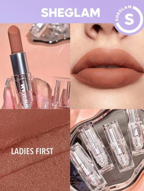 SHEGLAM Cosmic Crystal Matte Lipstick - Ladies First - Image 2