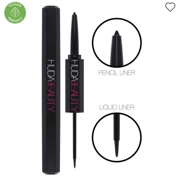 Huda Beauty Life Liner Double Ended Eyeliner Liquid & Pencil - Image 2