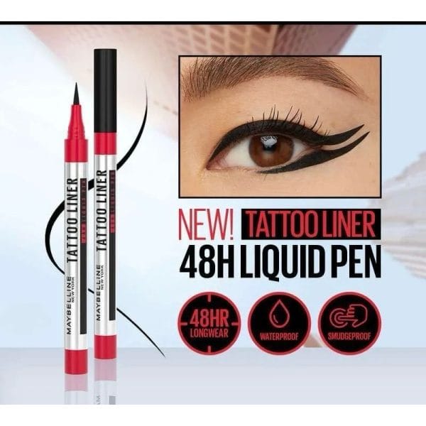 Maybelline Tattoo Liner 48H Liquid Pen 1ml. Black - Image 2