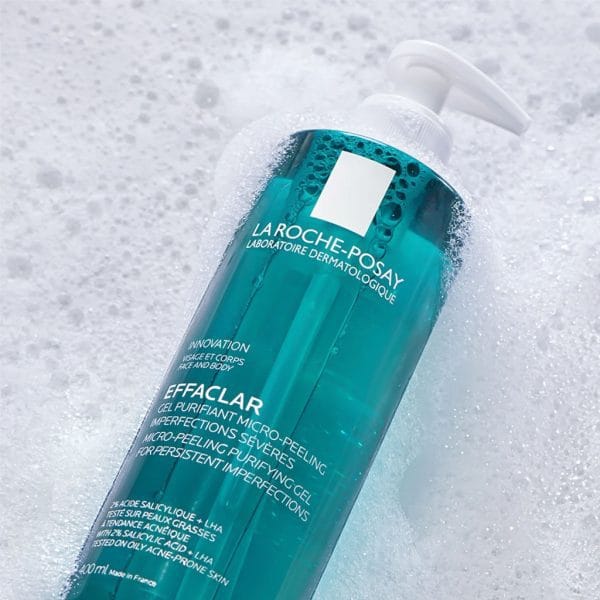 La Roche Posay Effaclar Micro-Peeling Purifying Gel Cleanser – 400ml - Image 3