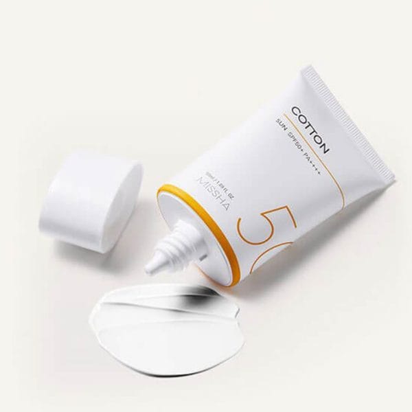 Missha All Around Safe Block Cotton Sun SPF50+ (50ml) - Image 3