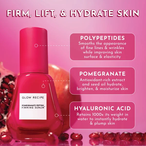 Glow Recipe Pomegranate Peptide Firming Serum 30 ml - Image 5