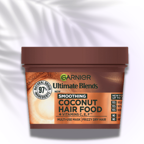 Garnier Ultimate Blends Hair Food Coconut Oil 3-in-1 Frizzy Hair Mask Treatment 390ml