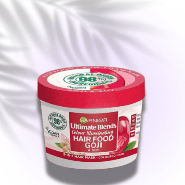 Garnier Ultimate Blends Hair Food Goji 3-in-1 Coloured Hair Mask Treatment 390ml