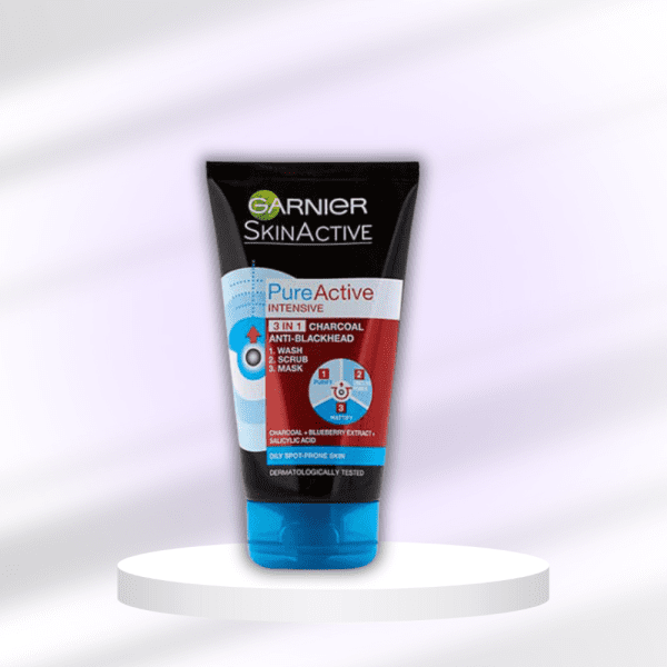 Garnier Skin Active Pure Active 3 in 1 Charcoal Anti-Blackhead 150ml