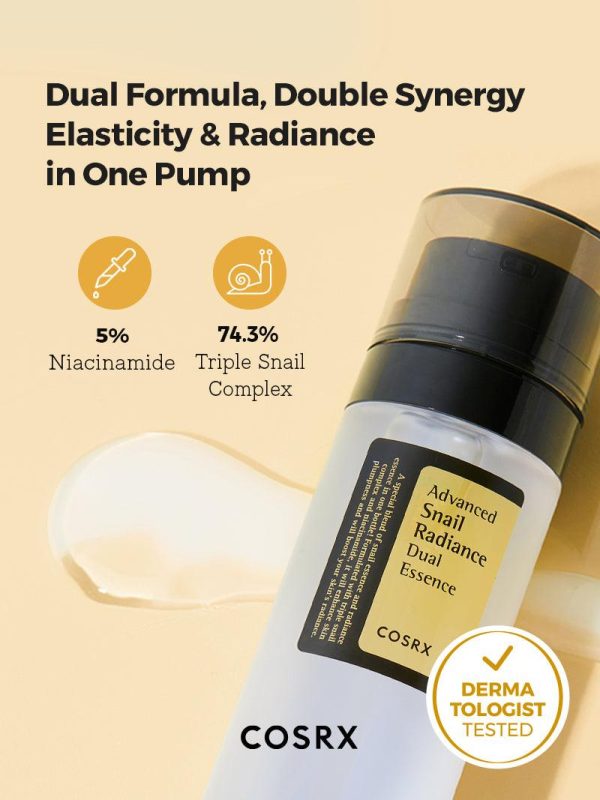 Cosrx Advanced Snail Radiance Dual Essence 80 ml - Image 2