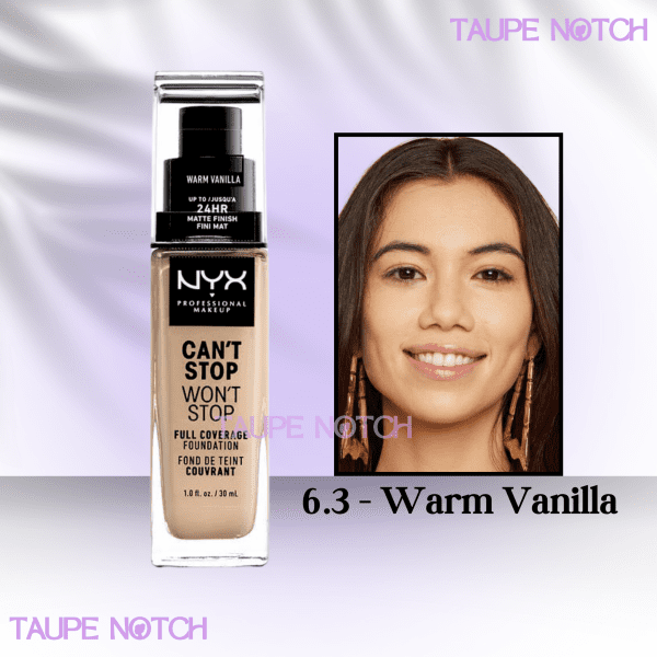 NYX CAN'T STOP WON'T STOP FULL COVERAGE FOUNDATION 30 ML - Image 3