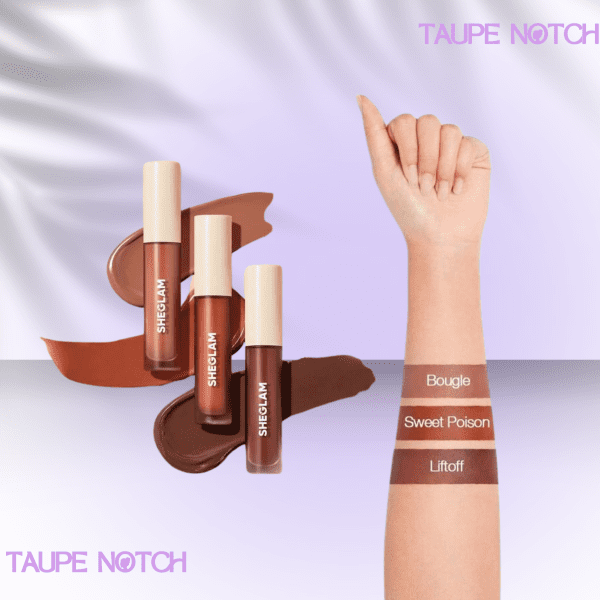 SHEGLAM Matte Allure Mini Liquid Lipstick Set-Nude Beach