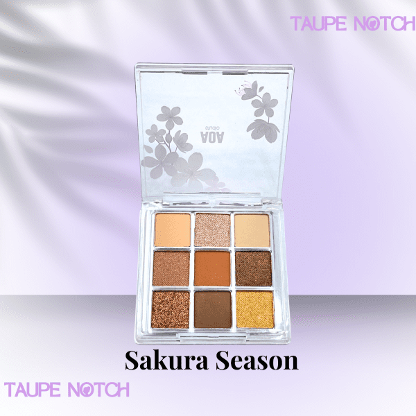 AOA CHERRY BLOSSOM 9-COLOR EYESHADOW PALETTES - Image 5