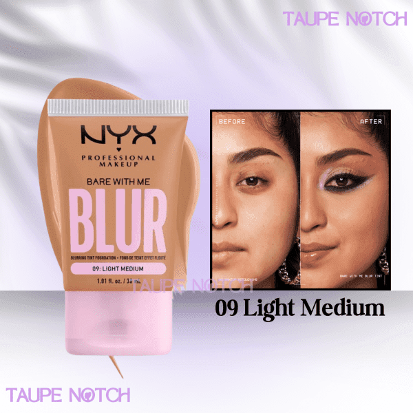 NYX BARE WITH ME BLUR SKIN TINT FOUNDATION 30 ML - Image 6