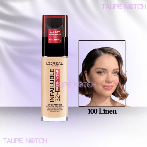 LOREAL INFALLIBLE 32 HOUR FRESH WEAR FOUNDATION 30 ML - Image 4