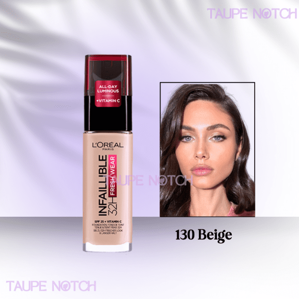 LOREAL INFALLIBLE 32 HOUR FRESH WEAR FOUNDATION 30 ML - Image 7