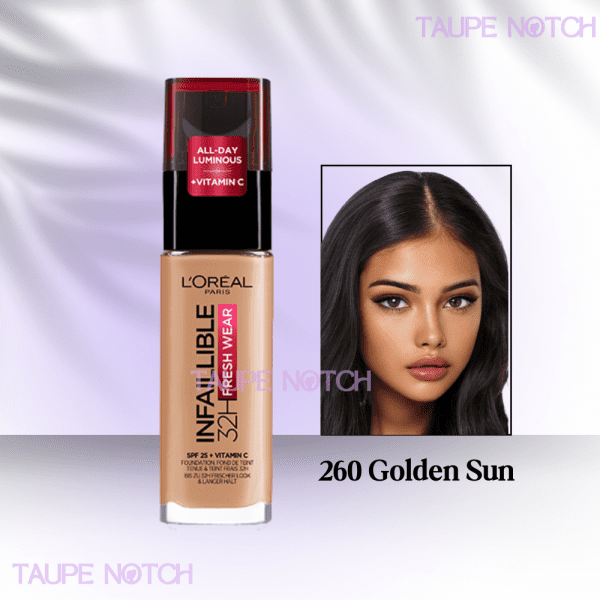 LOREAL INFALLIBLE 32 HOUR FRESH WEAR FOUNDATION 30 ML - Image 8