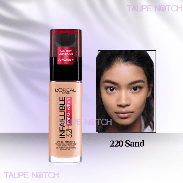 LOREAL INFALLIBLE 32 HOUR FRESH WEAR FOUNDATION 30 ML - Image 9