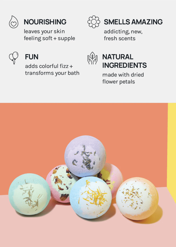 AOA BATH BOMB- ROSE GARDEN - Image 5