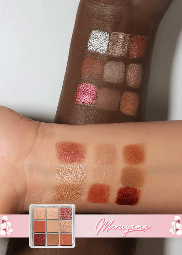 AOA CHERRY BLOSSOM 9-COLOR EYESHADOW PALETTES - Image 9