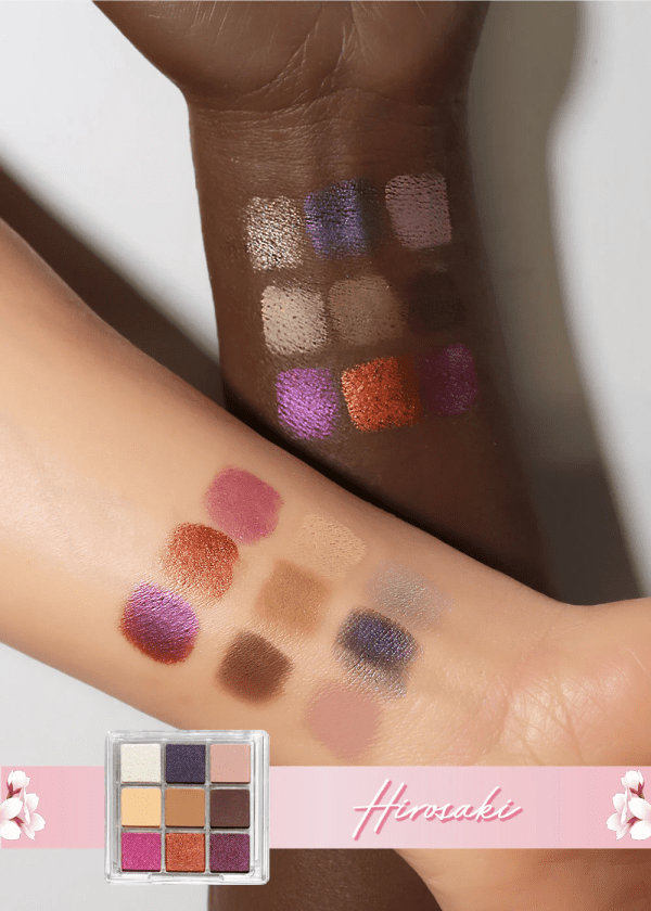 AOA CHERRY BLOSSOM 9-COLOR EYESHADOW PALETTES - Image 8