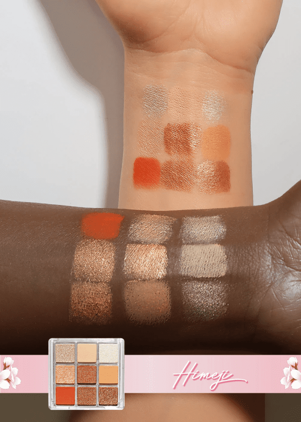 AOA CHERRY BLOSSOM 9-COLOR EYESHADOW PALETTES - Image 6