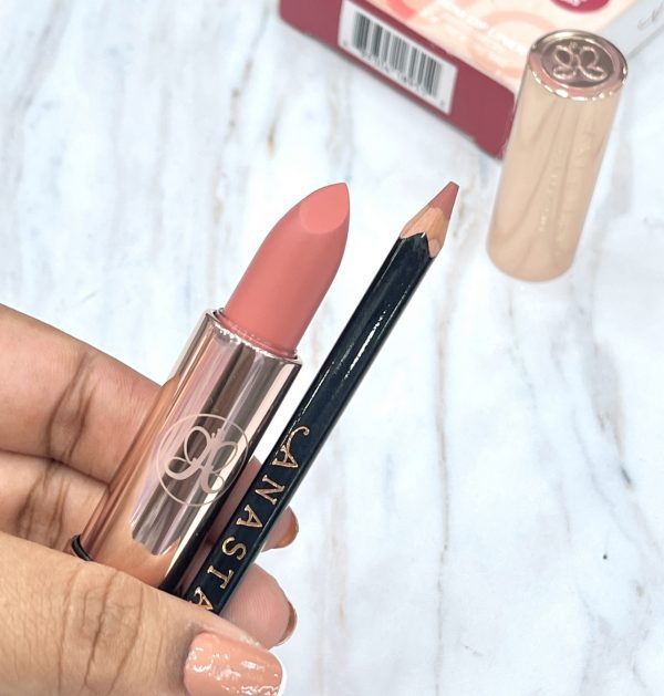 Anastasia Beverly Hills Velvet-Matte Lip Duo - Peach Bud/Sun Baked - Image 2