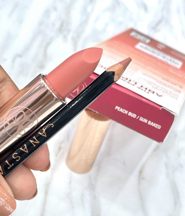 Anastasia Beverly Hills Velvet-Matte Lip Duo - Peach Bud/Sun Baked - Image 3