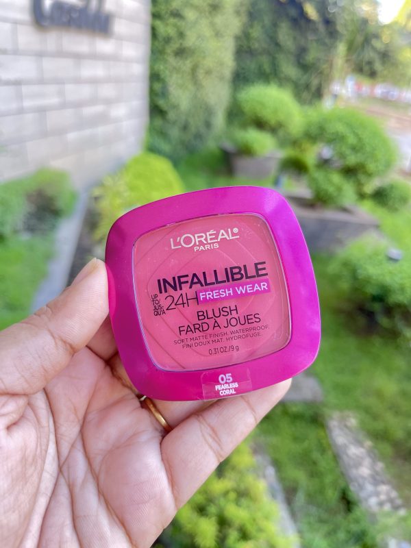 Infallible 24H Fresh Wear Soft Matte Blush-05 Fearless Coral - Image 2