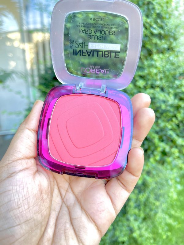 Infallible 24H Fresh Wear Soft Matte Blush-05 Fearless Coral - Image 4