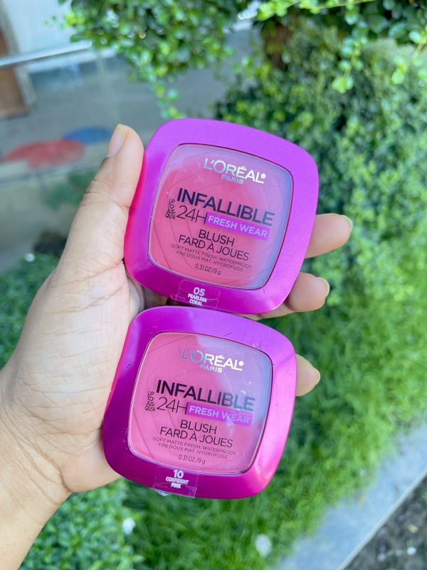 Infallible 24H Fresh Wear Soft Matte Blush-05 Fearless Coral - Image 5