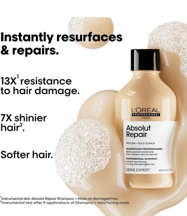 Loreal Professionnel Absolut Repair Shampoo 300ml - Image 2