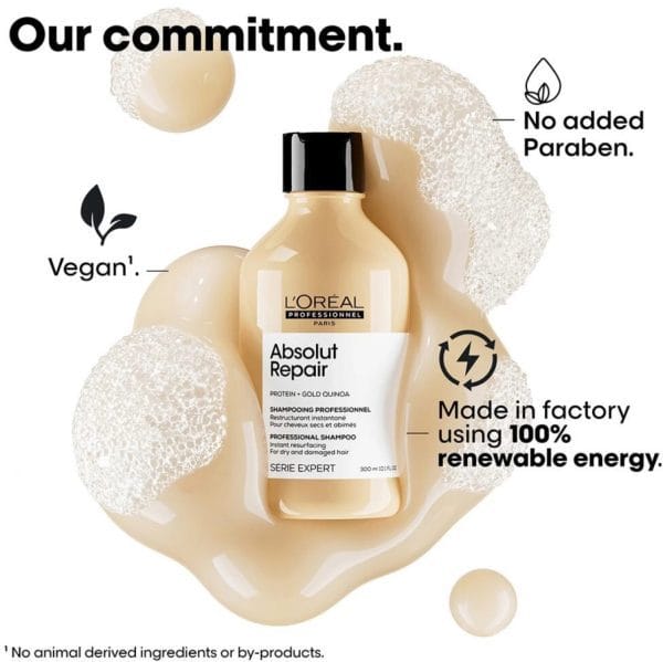 Loreal Professionnel Absolut Repair Shampoo 300ml - Image 3