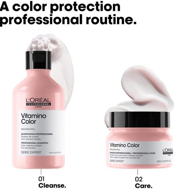 Loreal Professionnel Vitamino Color Shampoo for Colored Hair - 300ml - Image 9