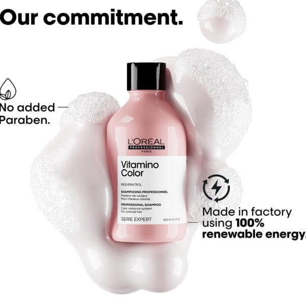 Loreal Professionnel Vitamino Color Shampoo for Colored Hair - 300ml - Image 8